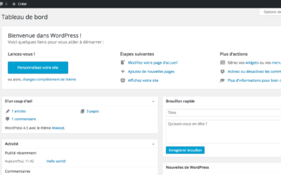 Publier un article ou une page avec WordPress